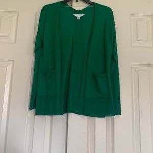 Time and Tru Kelly Green Cardigan Size Small (4-6)